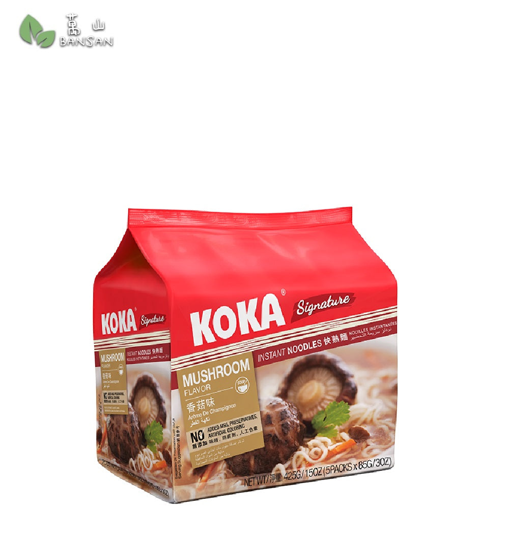 Koka Mushroom Flavour  Instant Noodles (5 x 85g) - Bansan Penang