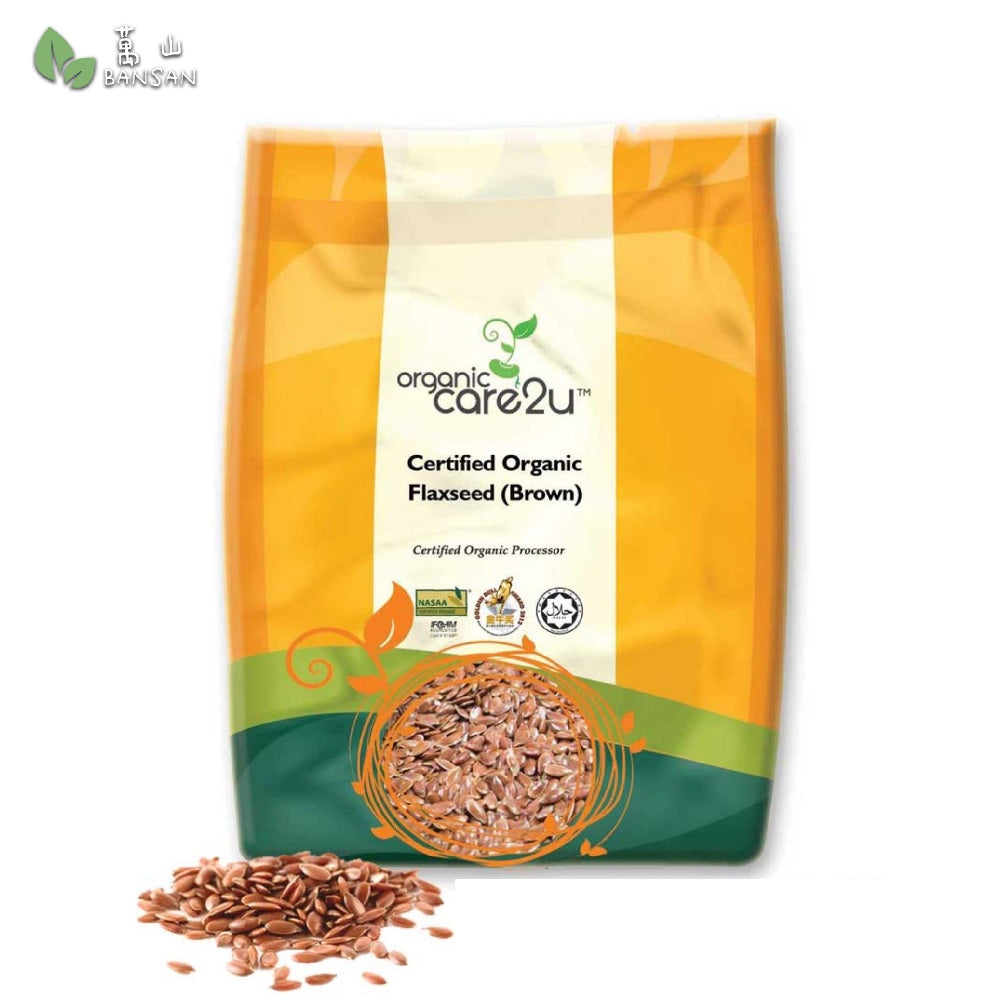 Organic Care2u Organic Flax Seed (Brown) 有机亚麻籽 (400g) - Bansan Penang