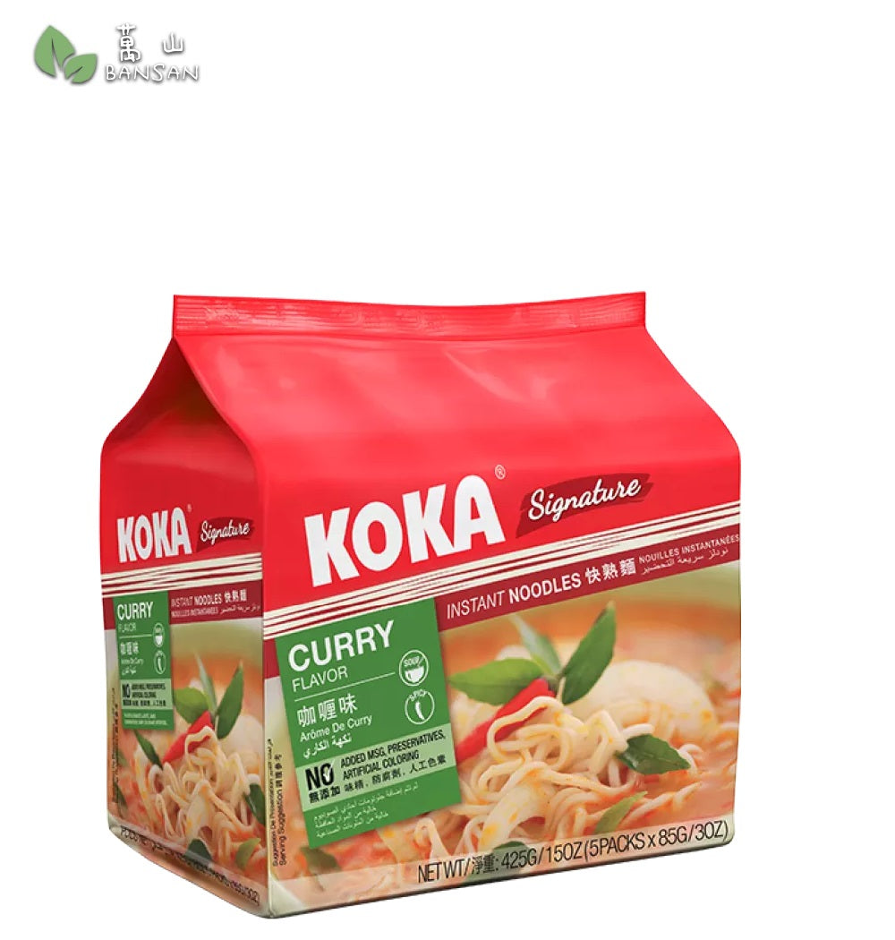 Koka Curry Flavour Instant Noodles (5 x 85g) - Bansan Penang